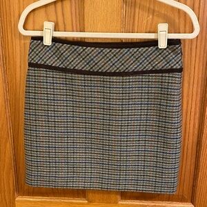 Outback Red 
90’s Brown/Blue/Tan Plaid Mini Skirt Size 4 Preppy, Retro, Coquette
